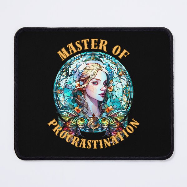 Item preview, Master Of Procrastination. pisces fish designed and sold by ZodiacWonders.
