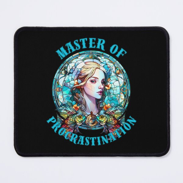 Item preview, Master Of Procrastination. pisces quote designed and sold by ZodiacWonders.