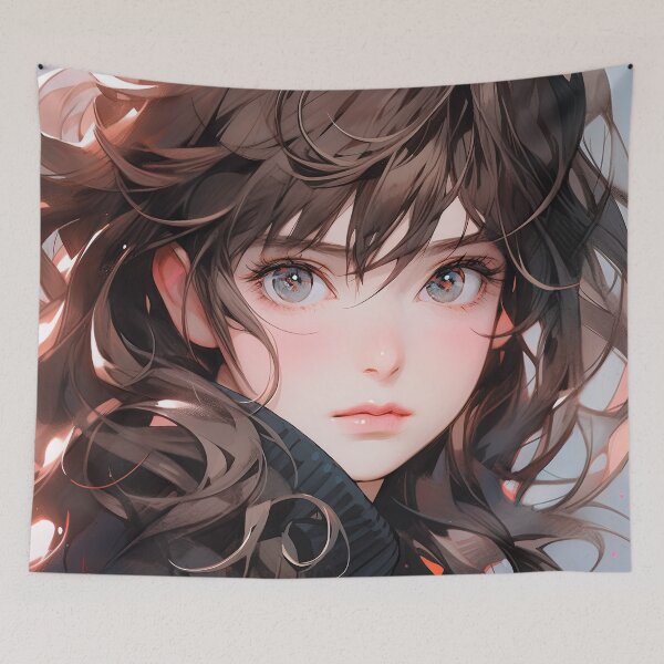 Item preview, Beautiful Soft Delicate Anime Girl designed and sold by bubblegoth.