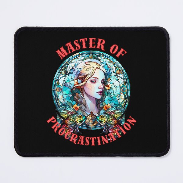 Item preview, Master Of Procrastination. pisces funny designed and sold by ZodiacWonders.