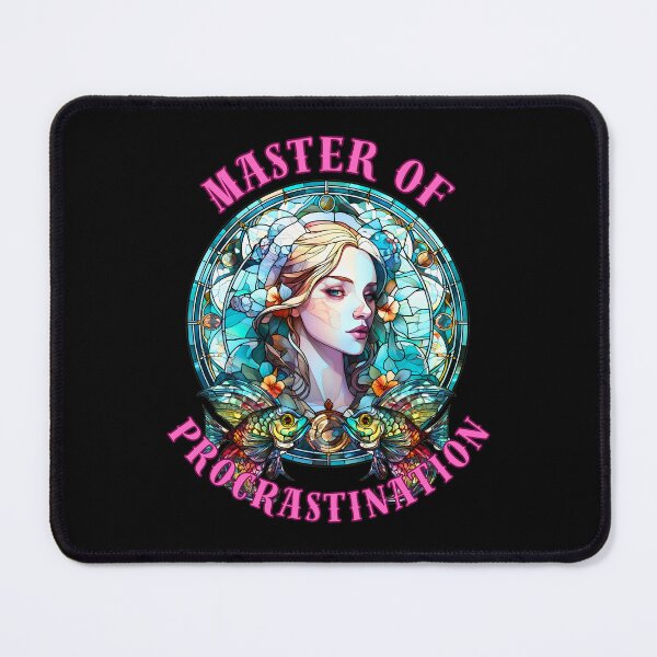 Item preview, Master Of Procrastination. pisces lovers designed and sold by ZodiacWonders.