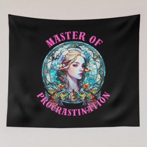 Artikelvorschau, Meister des Aufschiebens. Fische-Liebhaber entworfen und verkauft von ZodiacWonders.