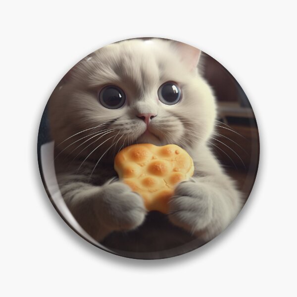 Item preview, Biscuit Cat Adorable Print designed and sold by NessasSpookyArt.