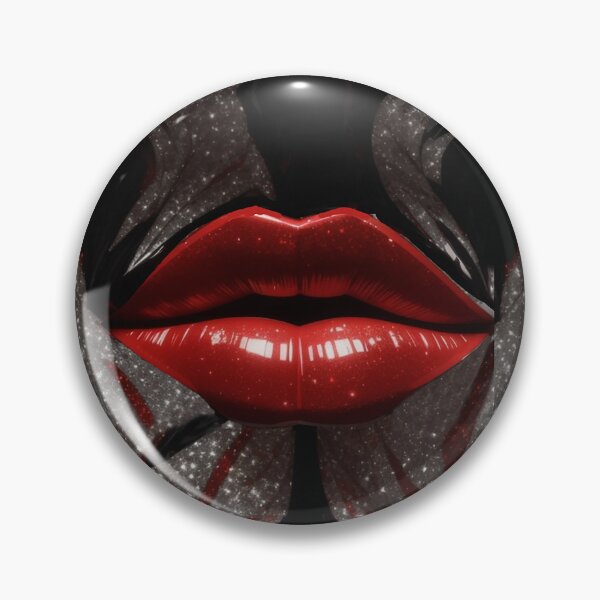Item preview, woman's red lips intertwined with jewelry woman Lipstick fashion in black background designed and sold by Carlos Gudino.