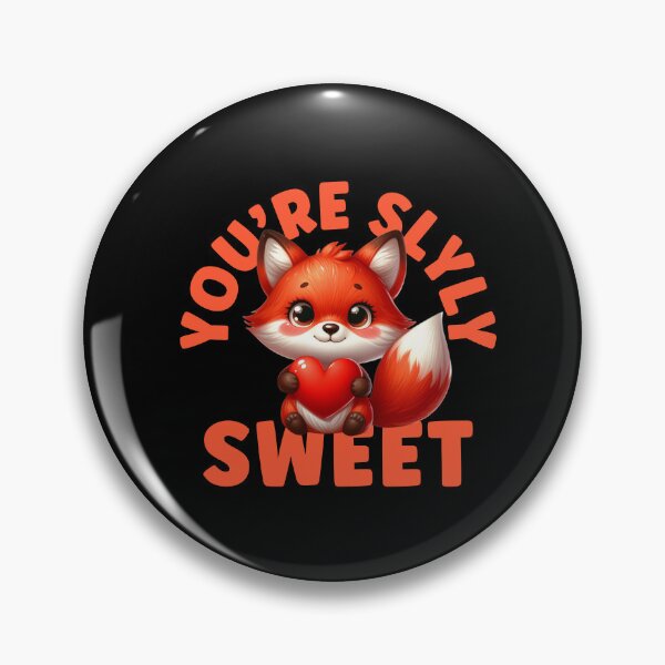 Item preview, You're Slyly Sweet - Fox Valentine designed and sold by TheAnimalZ00.