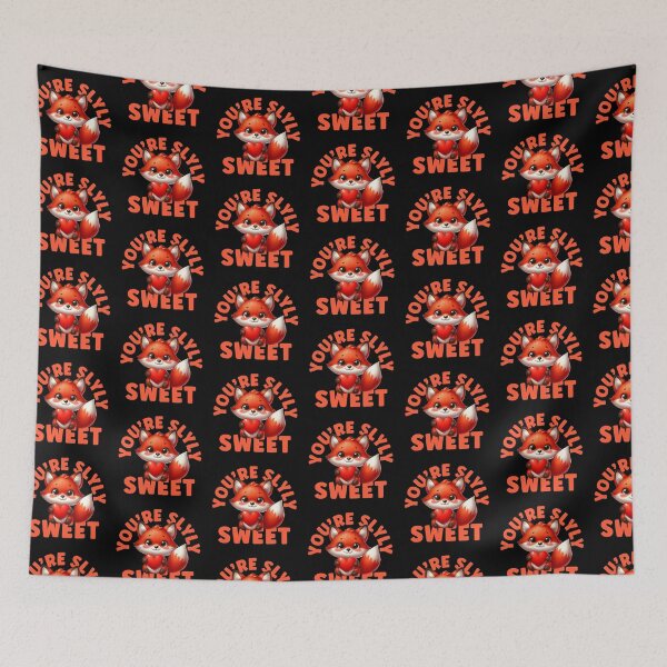 Item preview, You're Slyly Sweet - Fox Valentine designed and sold by TheAnimalZ00.
