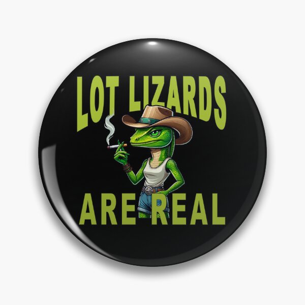 Item preview, Lot Lizards are Real - Funny Sticker For Truckers designed and sold by TaraGbear.