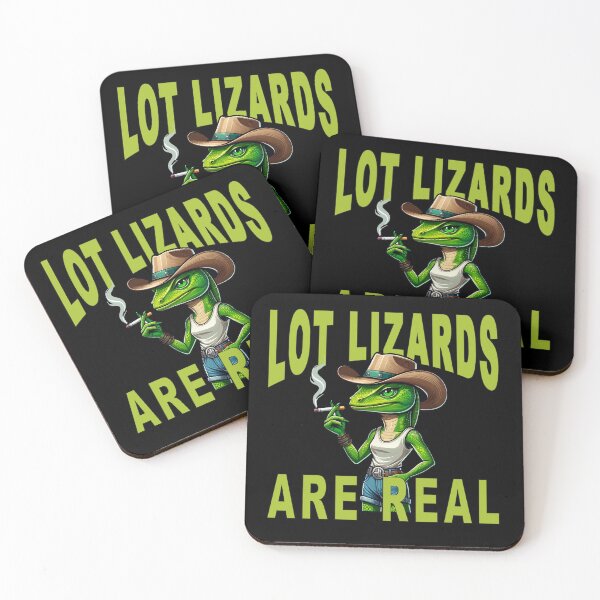 Item preview, Lot Lizards are Real - Funny Sticker For Truckers designed and sold by TaraGbear.