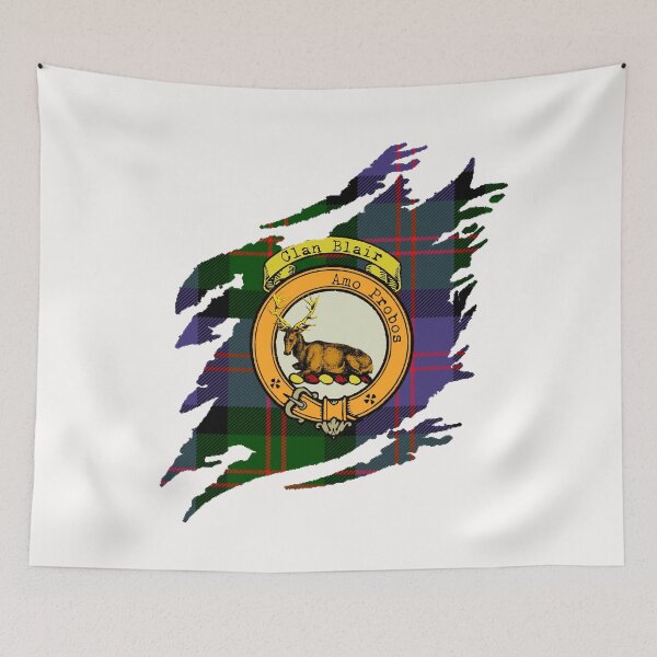 Item preview, Blair Clan Crest Scottish Surname Tartan designed and sold by BagTown Clans.