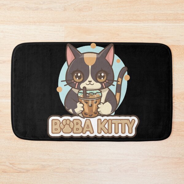 Item preview, Boba Kitty cute anime cat designed and sold by philosofull.