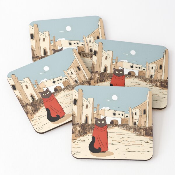Item preview, Ancient City of Pompeii Silly Cute Red Caped Cat designed and sold by omerfdln34.