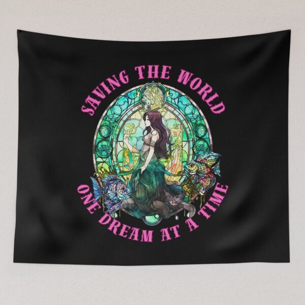 Item preview, Saving The World, One Dream At A Time. pisces birthday designed and sold by ZodiacWonders.