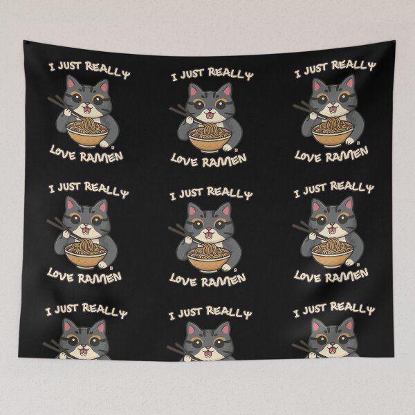 Item preview, I just really love ramen cat designed and sold by philosofull.