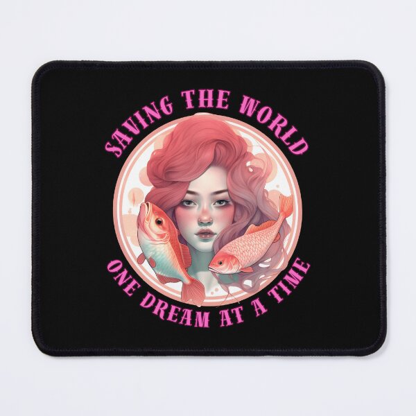 Item preview, Saving The World, One Dream At A Time. pisces lovers designed and sold by ZodiacWonders.