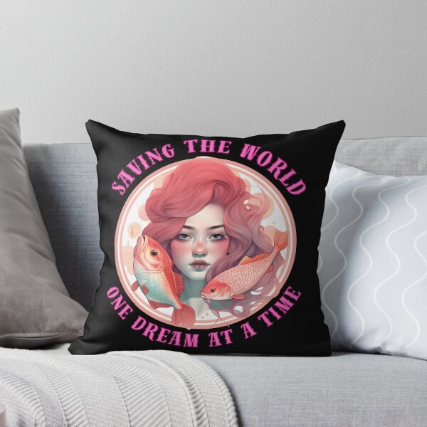 Item preview, Saving The World, One Dream At A Time. pisces lovers designed and sold by ZodiacWonders.