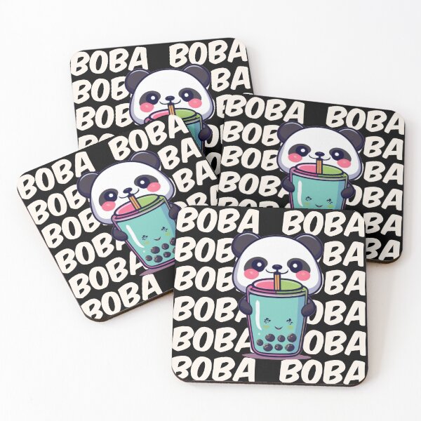 Item preview, Panda drinking Boba designed and sold by TeeNameHut.