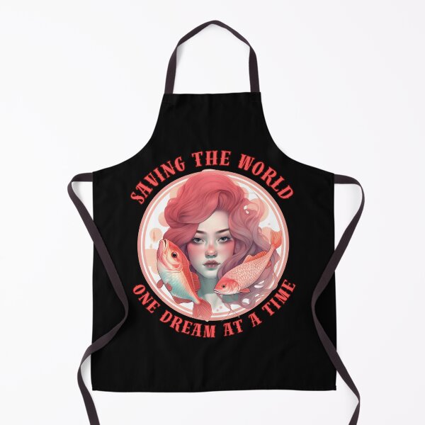 Item preview, Saving The World, One Dream At A Time. pisces funny designed and sold by ZodiacWonders.