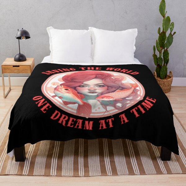 Item preview, Saving The World, One Dream At A Time. pisces funny designed and sold by ZodiacWonders.