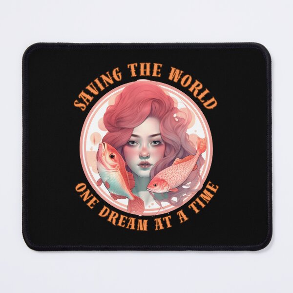 Item preview, Saving The World, One Dream At A Time. pisces march designed and sold by ZodiacWonders.