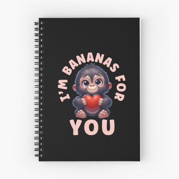 Item preview, I'm Bananas For You- Monkey Valentine designed and sold by TheAnimalZ00.