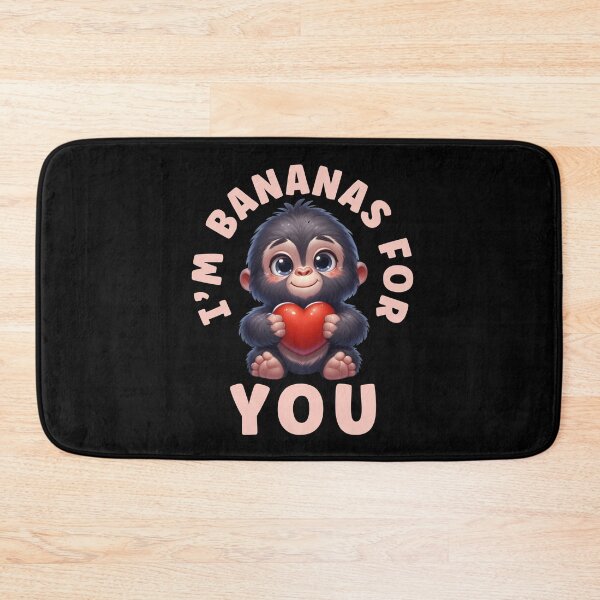 Item preview, I'm Bananas For You- Monkey Valentine designed and sold by TheAnimalZ00.