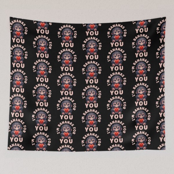 Item preview, I'm Bananas For You- Monkey Valentine designed and sold by TheAnimalZ00.