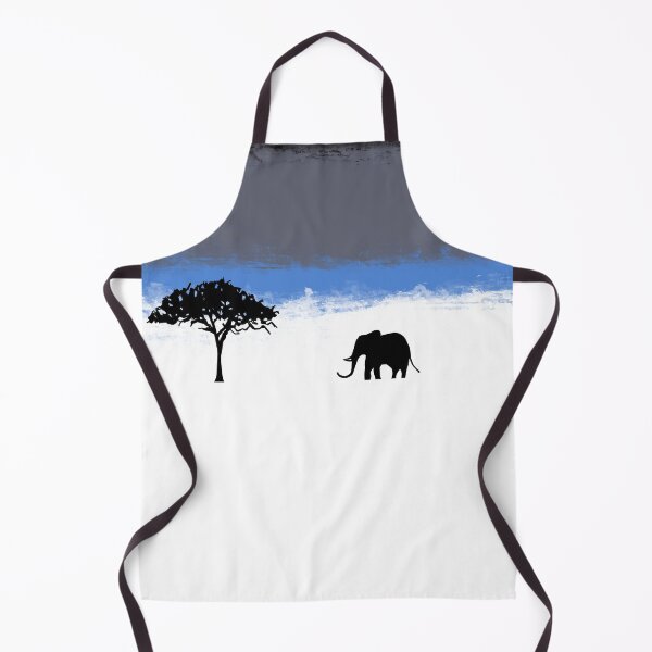 Item preview, blue Cute Elephants , baby elephant , starlit night with moon designed and sold by wrightsonarts.