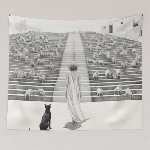 Item preview, In Ancient Times, Cats Were In Historical Places designed and sold by omerfdln34.