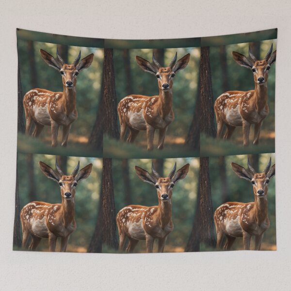 Item preview, Antelope in a forest designed and sold by WalterGomes.