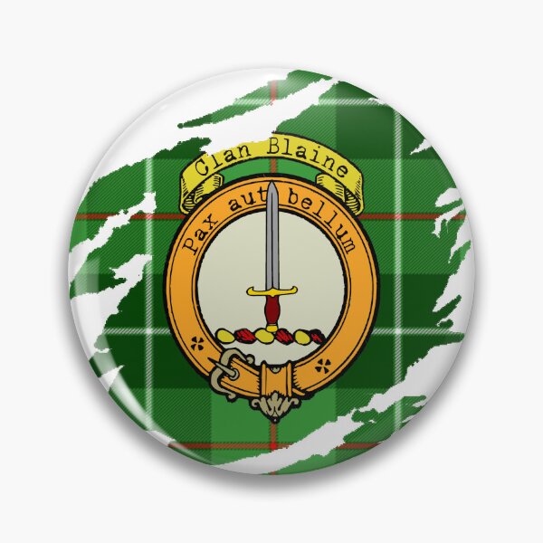 Item preview, Blaine Clan Crest Scottish Surname Tartan designed and sold by BagTown Clans.
