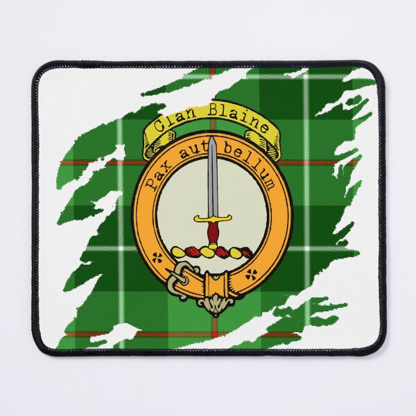 Item preview, Blaine Clan Crest Scottish Surname Tartan designed and sold by BagTown Clans.