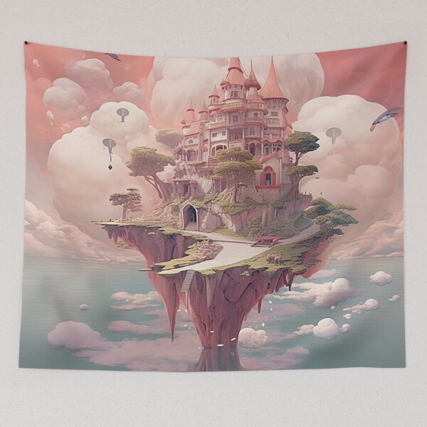 Item preview, Whimsical Dreamlands - Pastel Surrealism in Digital Fantasy Art designed and sold by PaintbrushPlace.
