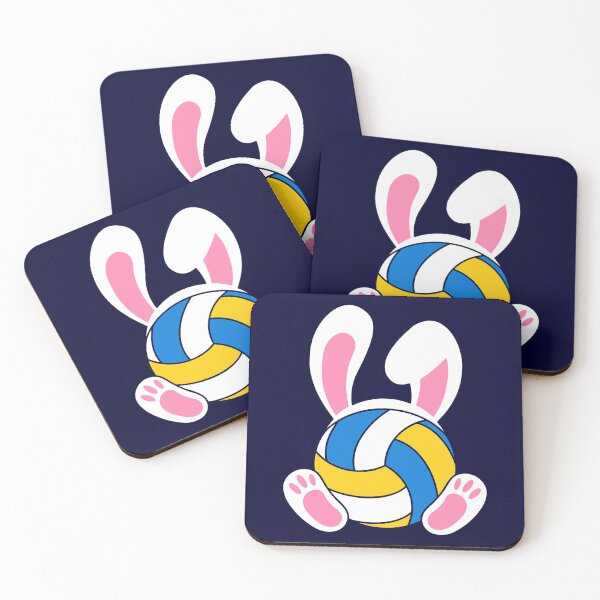 Item preview, Volleyball Easter bunny with rabbit ears bunny feet designed and sold by hobbybox.
