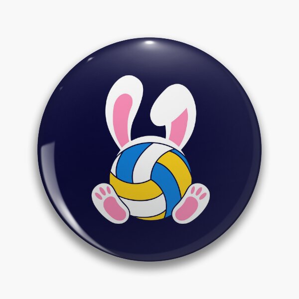 Item preview, Volleyball Easter bunny with rabbit ears bunny feet designed and sold by hobbybox.