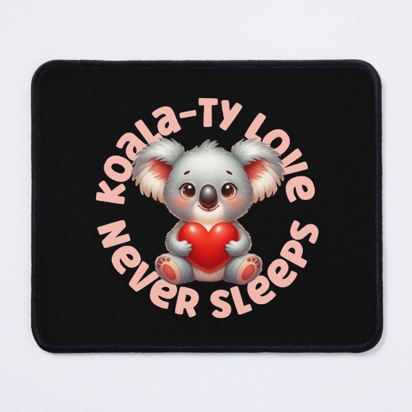 Item preview, Koala-ty Love Never Sleeps - Koala Valentine designed and sold by TheAnimalZ00.