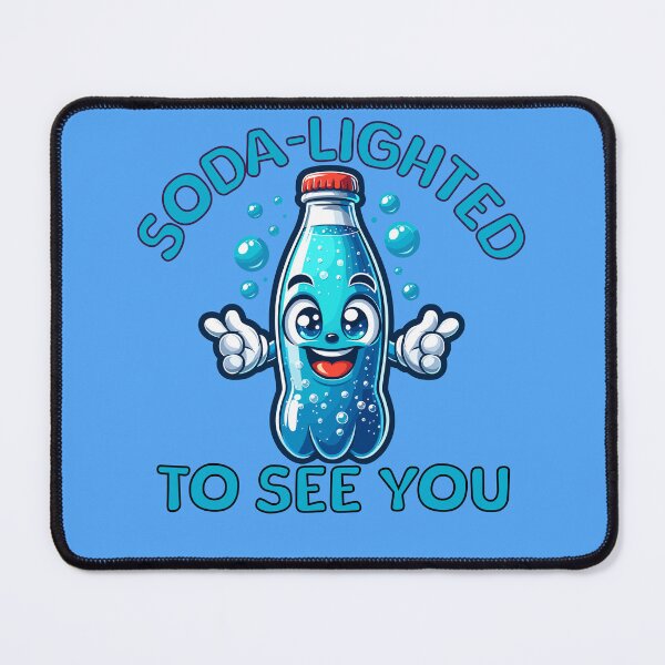 Item preview, Soda Soft Drink Wordplay Pun designed and sold by TwistedRabbit12.