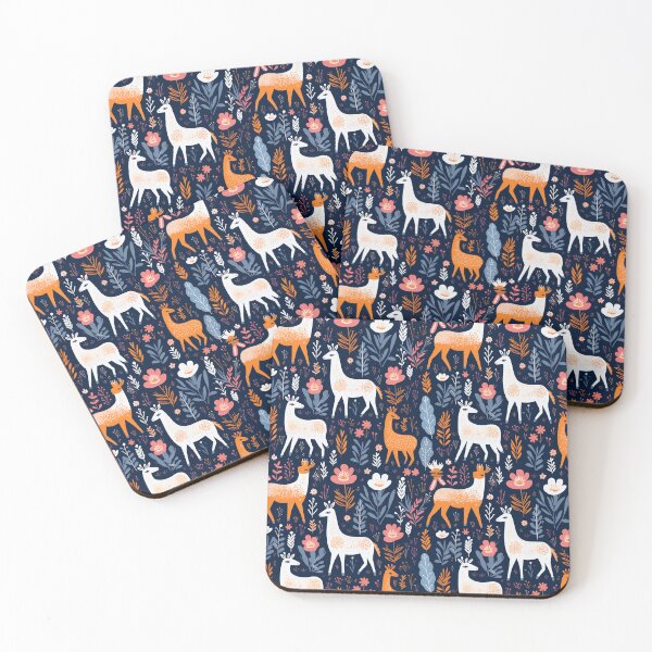 Item preview, llamas with wildflowers #6 designed and sold by darkartsflowers.