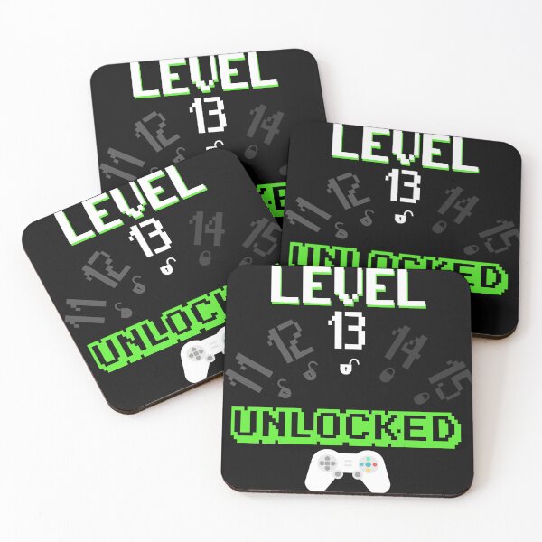 Item preview, Unlocked Level 13 - Celebrate Your Gaming Achievement designed and sold by PopArtDesigns.