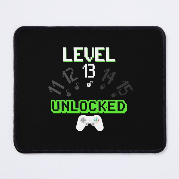 Item preview, Unlocked Level 13 - Celebrate Your Gaming Achievement designed and sold by PopArtDesigns.