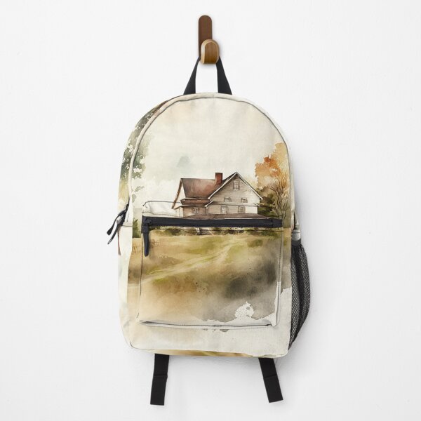 Item preview, Rustic Serenity - Vintage Countryside and Farmhouse Watercolor designed and sold by PaintbrushPlace.