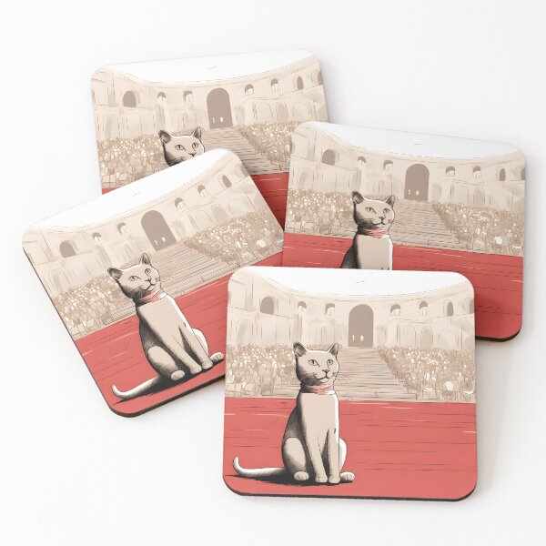 Item preview, Cute Minimalist Cultural Cat Exploring Historical France designed and sold by omerfdln34.