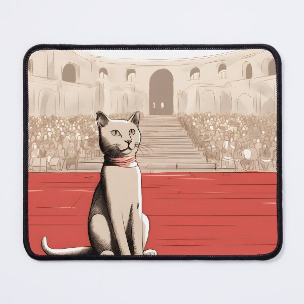 Item preview, Cute Minimalist Cultural Cat Exploring Historical France designed and sold by omerfdln34.