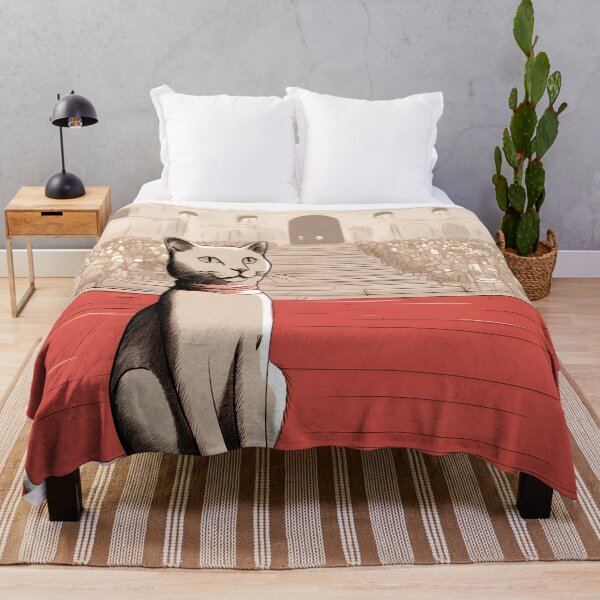 Item preview, Cute Minimalist Cultural Cat Exploring Historical France designed and sold by omerfdln34.