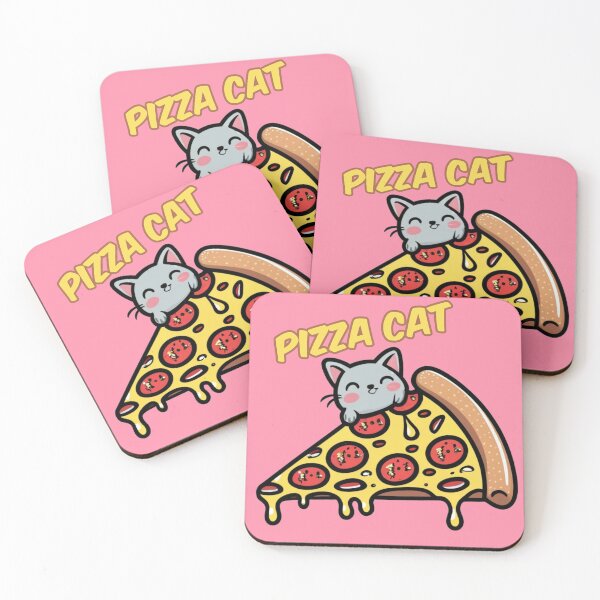 Item preview, Cheesy Pizza Cat designed and sold by TeeNameHut.