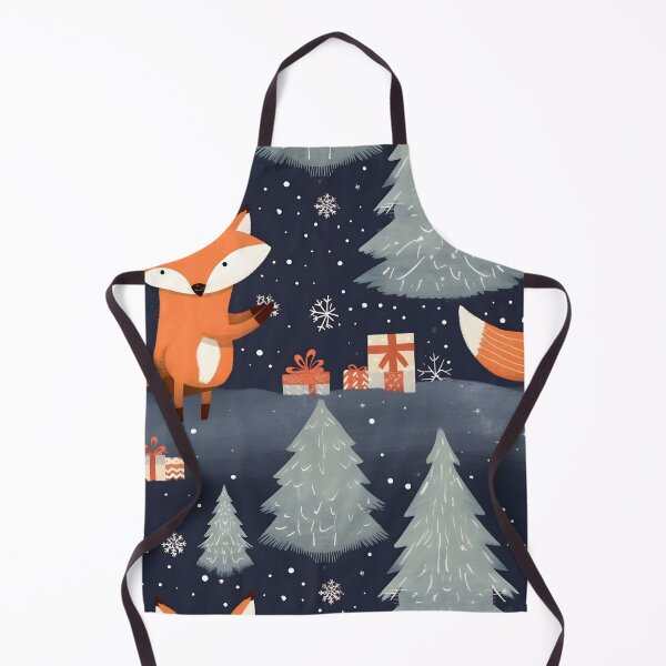 Item preview, Fox Christmas Pattern designed and sold by FoxVibes.