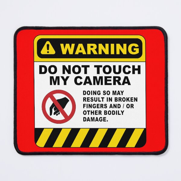 Item preview, Do not touch my camera sign designed and sold by BabulandDesigns.