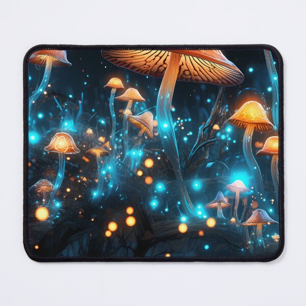 Item preview, Luminous Mushrooms designed and sold by sixblackroses.