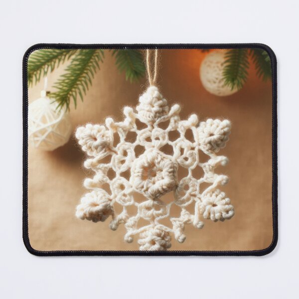 Item preview, Elegant Crocheted Snowflake Christmas Tree Adornment designed and sold by shoowack.