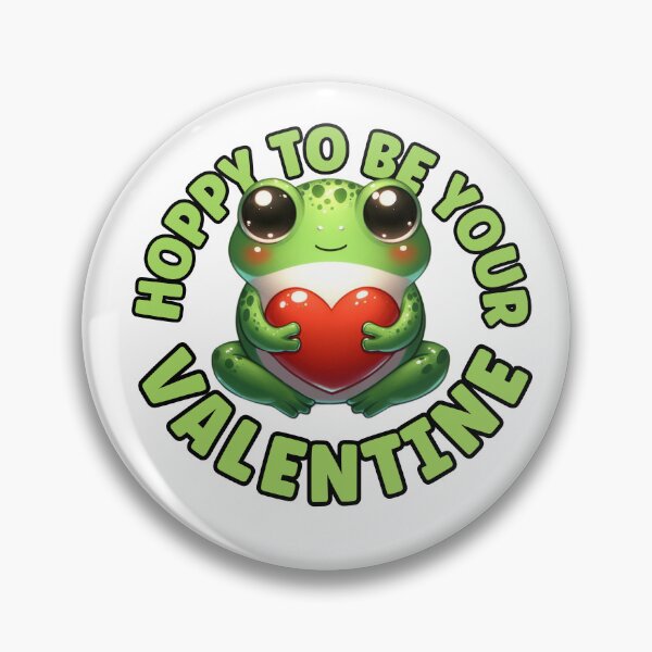 Item preview, Hoppy To Be Your Valentine - Frog Valentine designed and sold by TheAnimalZ00.