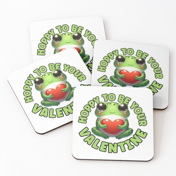 Item preview, Hoppy To Be Your Valentine - Frog Valentine designed and sold by TheAnimalZ00.